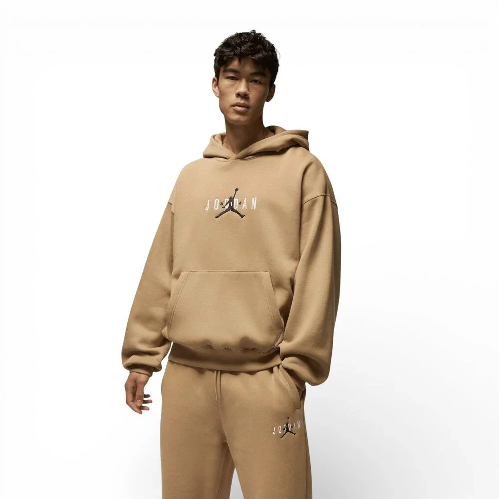 Air Jordan 2 Piece Oversize Baggy Fit Sweatsuit Mens Fleece Tracksuit Outfit Set